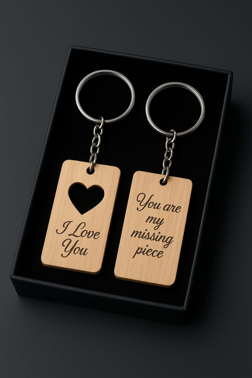 Wooden keychains