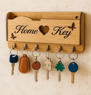 Wooden keychains