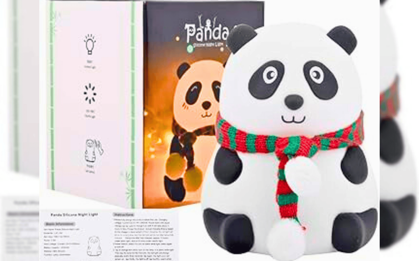 Panda Silicone Night Lamp