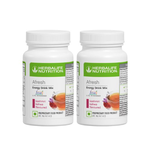 Herbalife Afresh Energy Drink Mix 40g Kashmiri Kahwa Pack Of 2