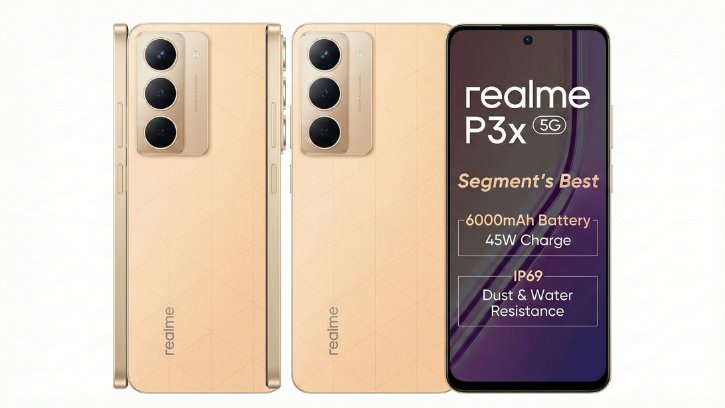 Realme P3x 5G (6000mAh Battery, 45W Fast Charge, IP69) | Powerful Budget 5G Smartphone