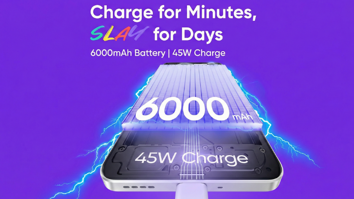 Realme P3x 5G (6000mAh Battery, 45W Fast Charge, IP69) | Powerful Budget 5G Smartphone