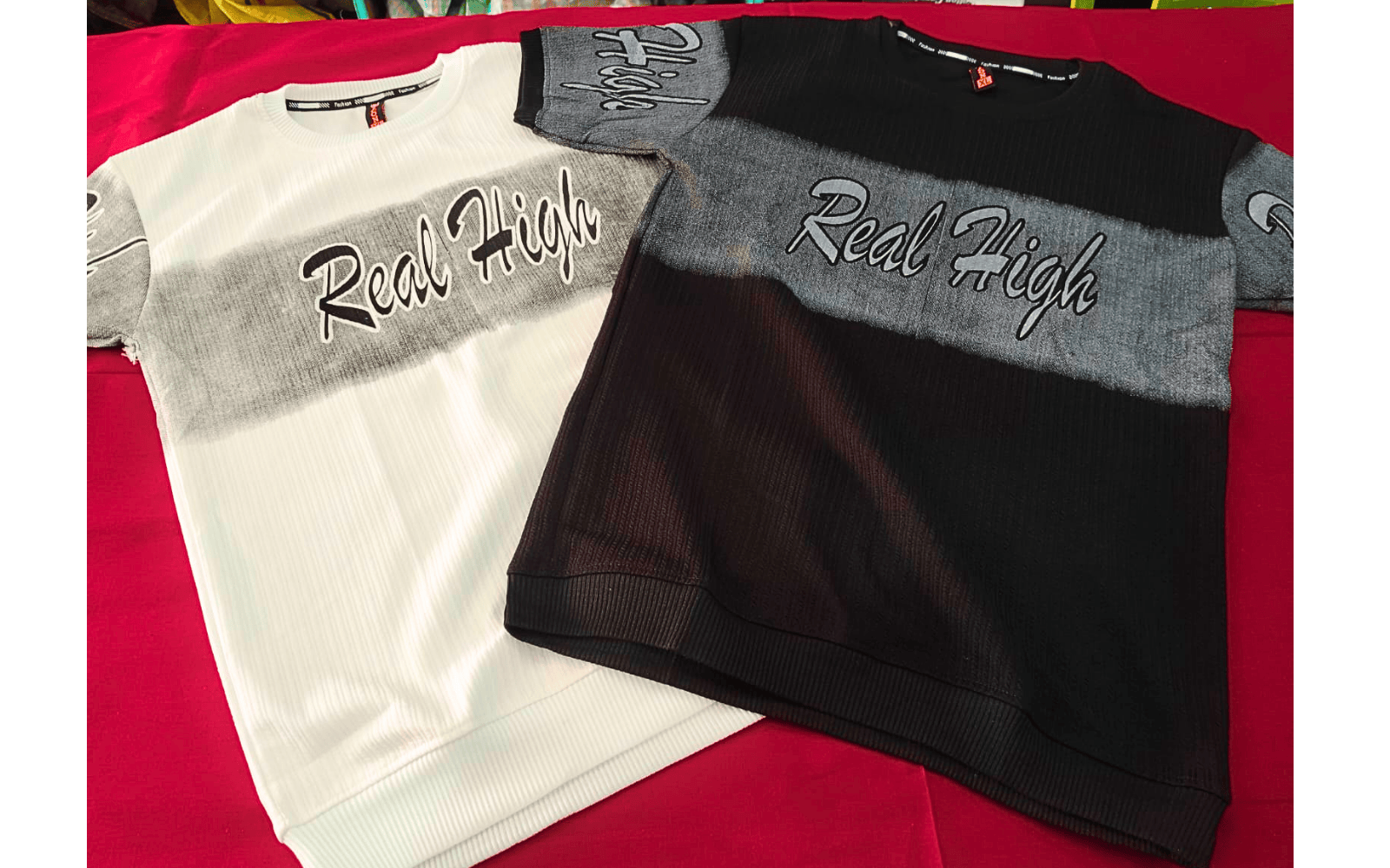 Men’s Printed “Real High” Sweatshirt/T-Shirt | Streetwear Fashion