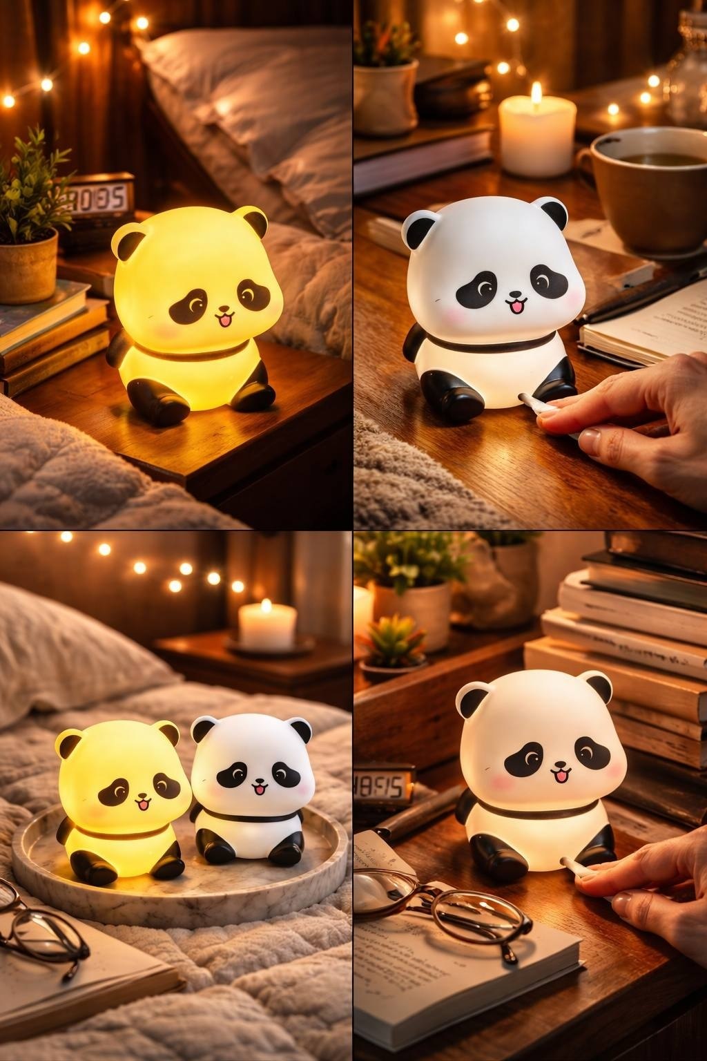 Silicone panda