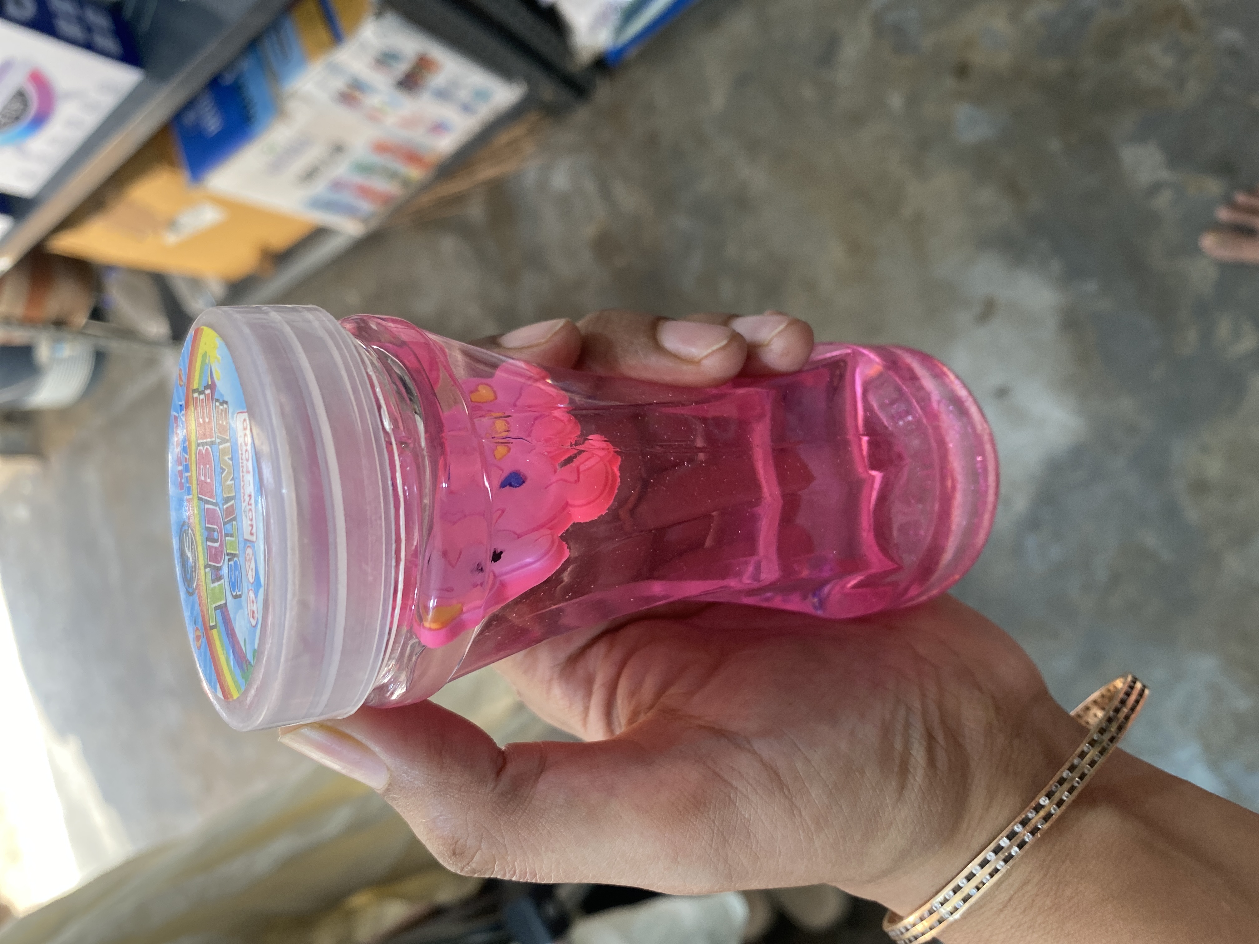 Colourful slime