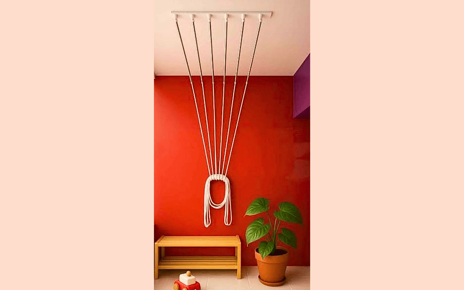 Royal Ceiling Clothes Hanger (Pulley Drying System)
