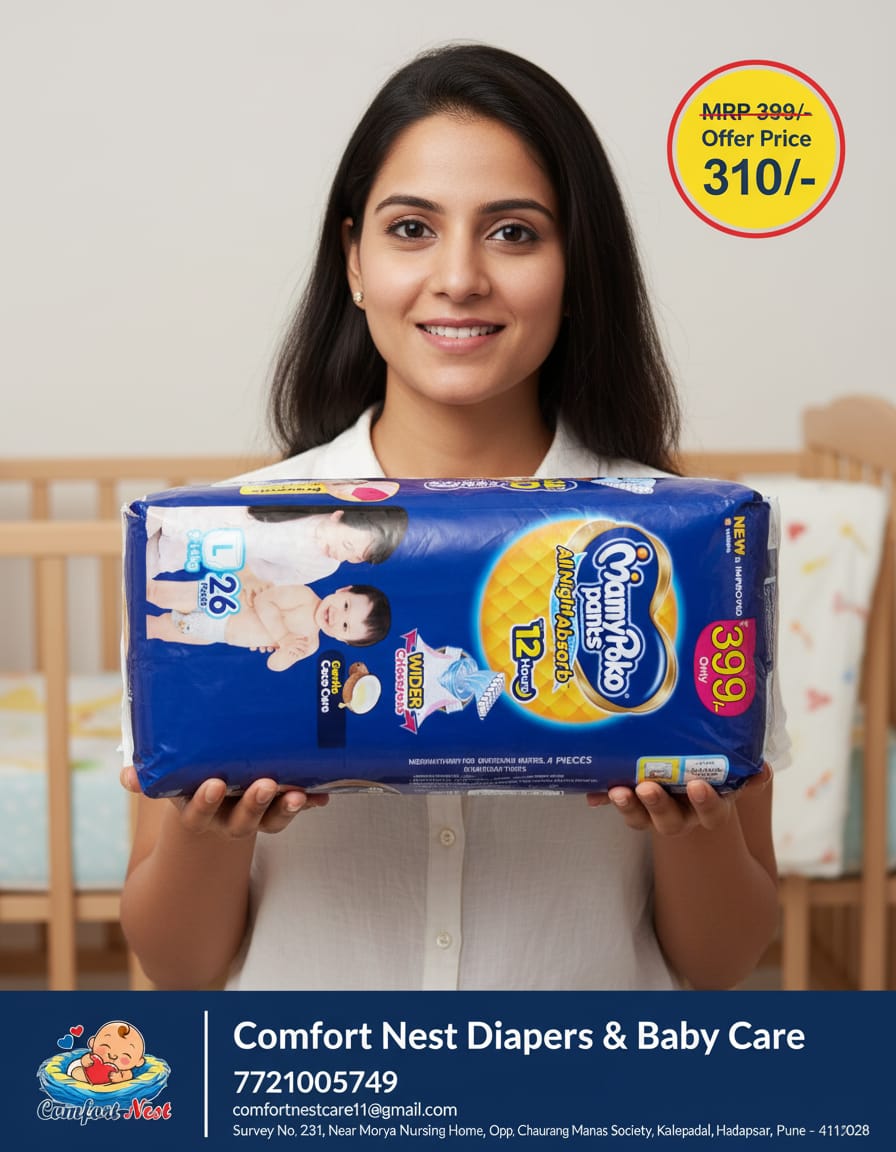 Comfort Nest Ultra Soft Baby Diapers