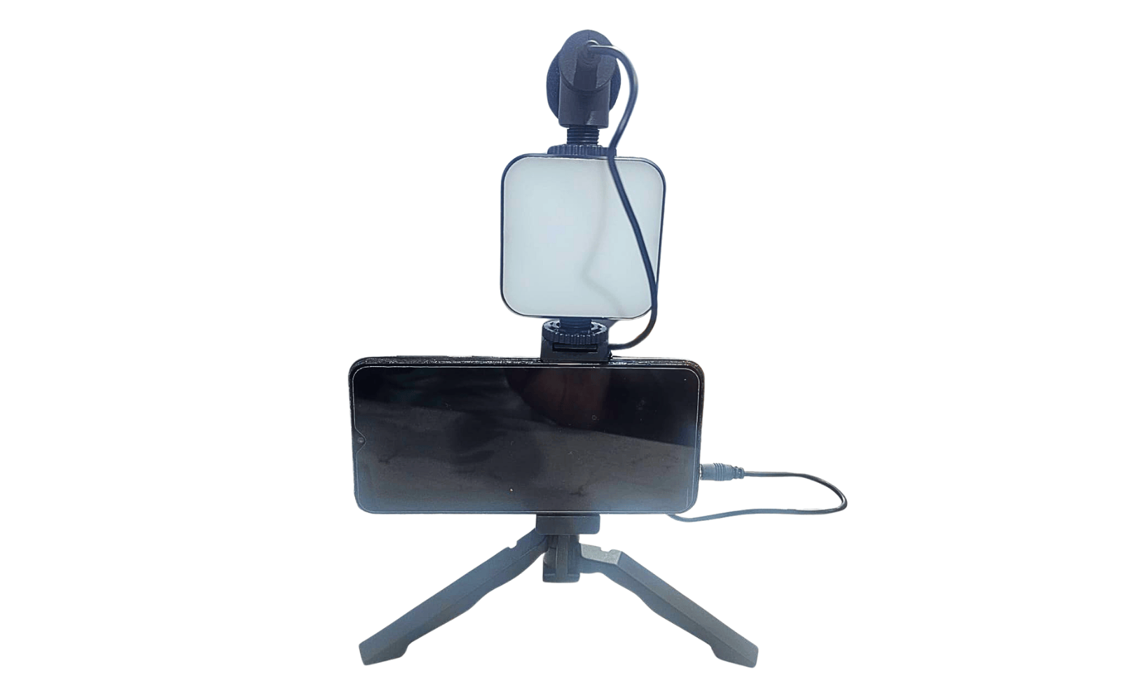 Mobile Tripod Stand with Selfie Light
