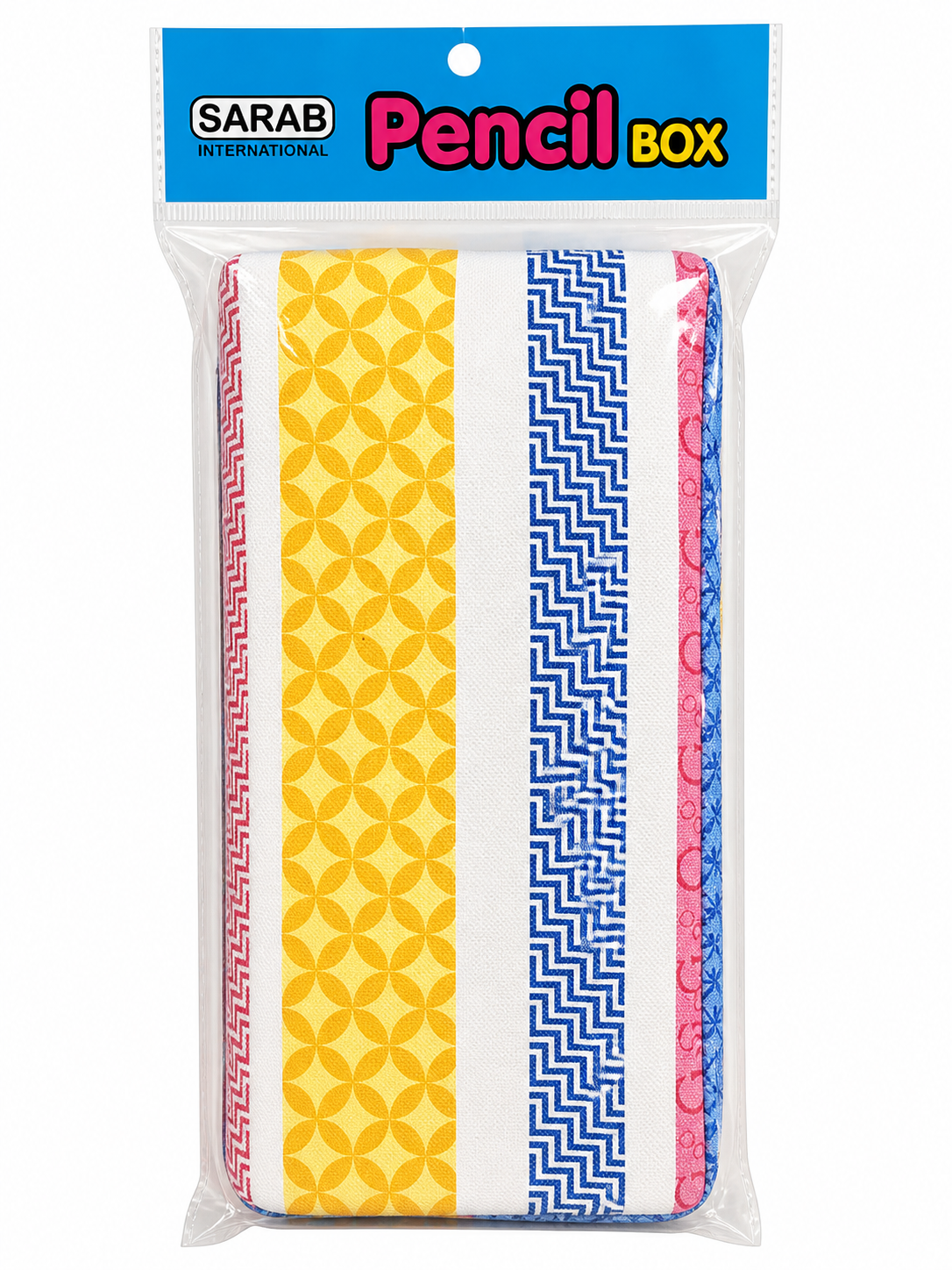 Multicolour pencil pouch