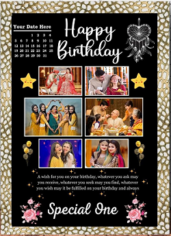BIRTHDAY, ANNIVERSARY &  COLLAGE PHOTO FRAME