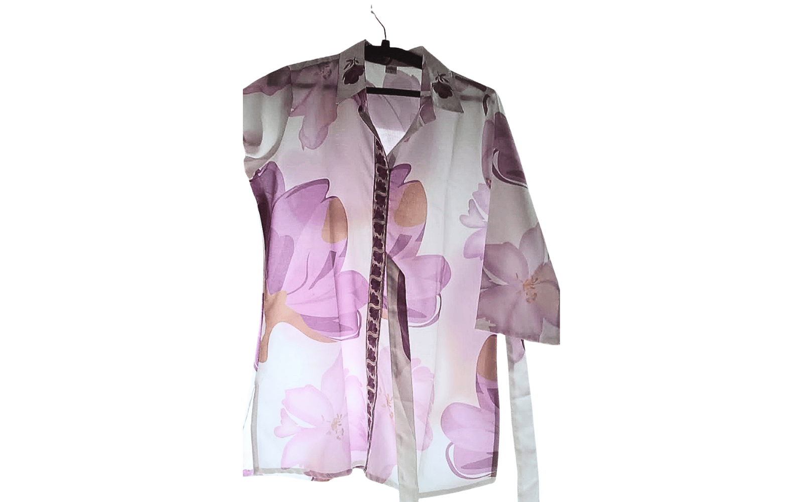 Soft Pastel Floral Casual Top