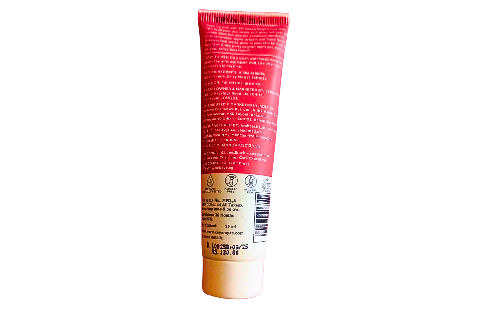 ZM Pearly Glow Instant Brightening Milk (Niacinamide + Alpha Arbutin)