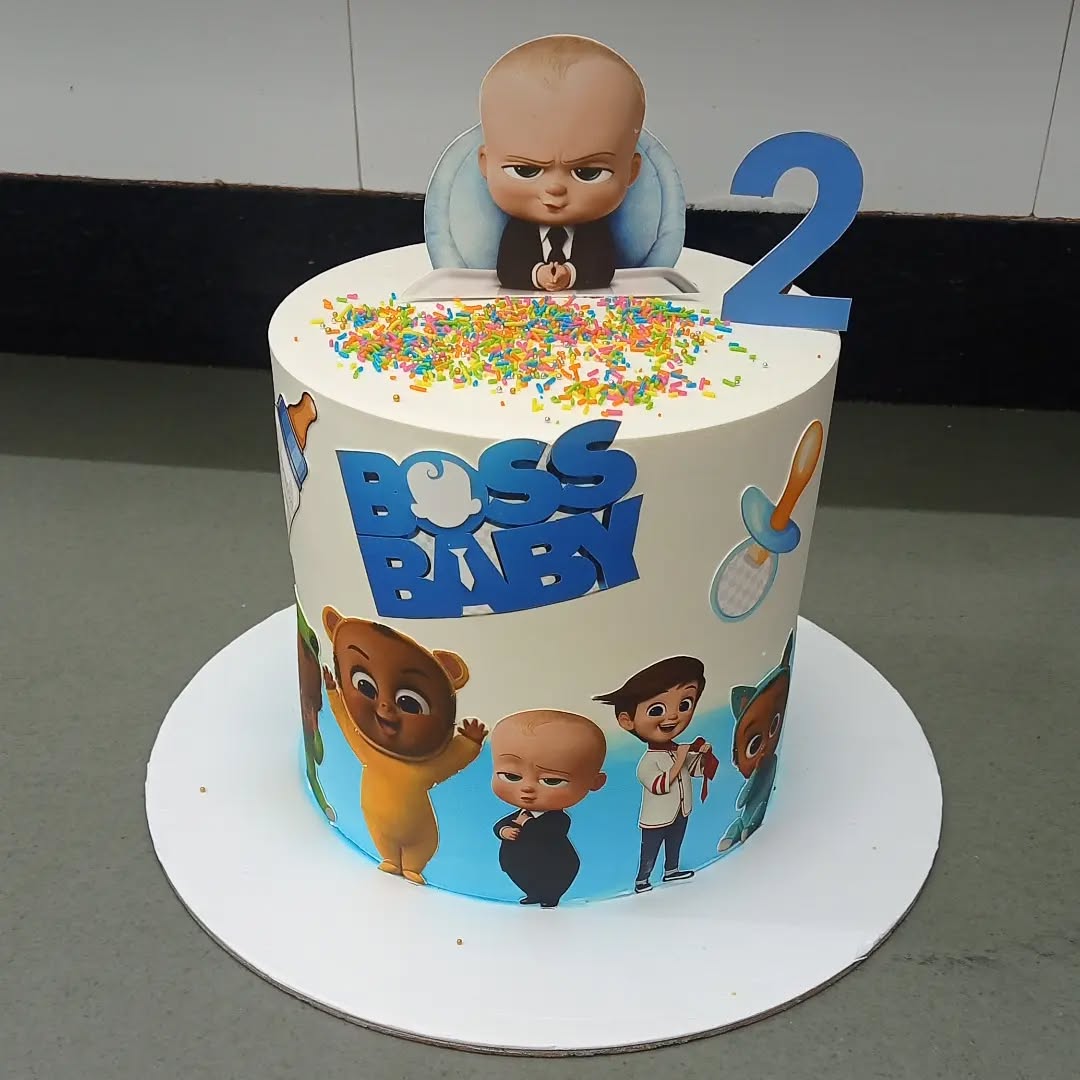 🎂 Boss Baby Theme Cake – Fun & Joyful Celebration ✨