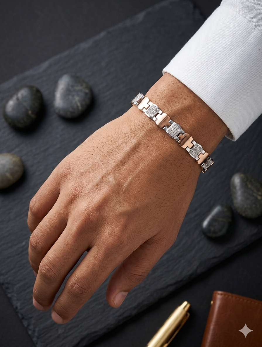 MEN'S SILVER BRACELET SRB22