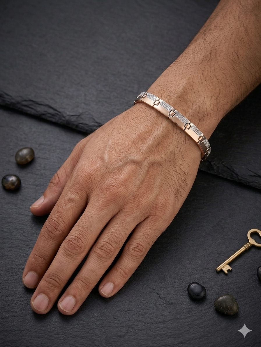 MEN'S SILVER BRACELET SRB2