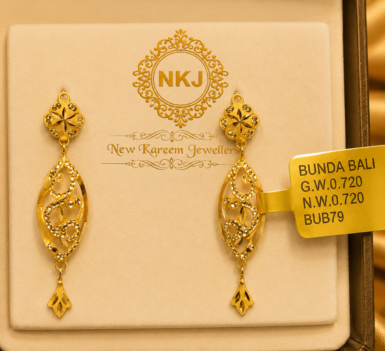 LADIES EARINGS BUB79 (Weight-.720)