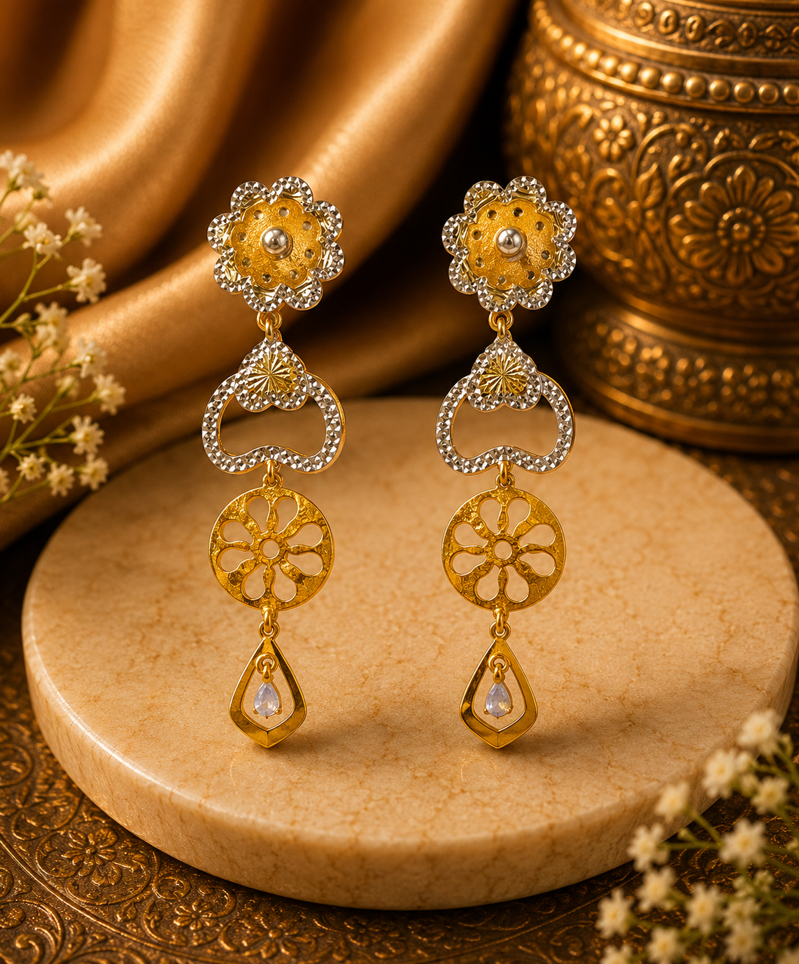 LADIES EARINGS BAV42 (Weight-2.640)