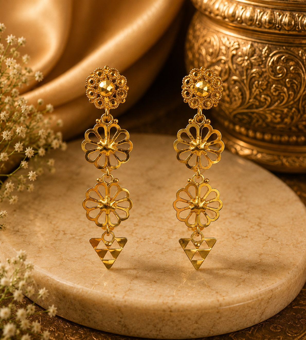 LADIES EARINGS BAV56 (Weight-2.620)