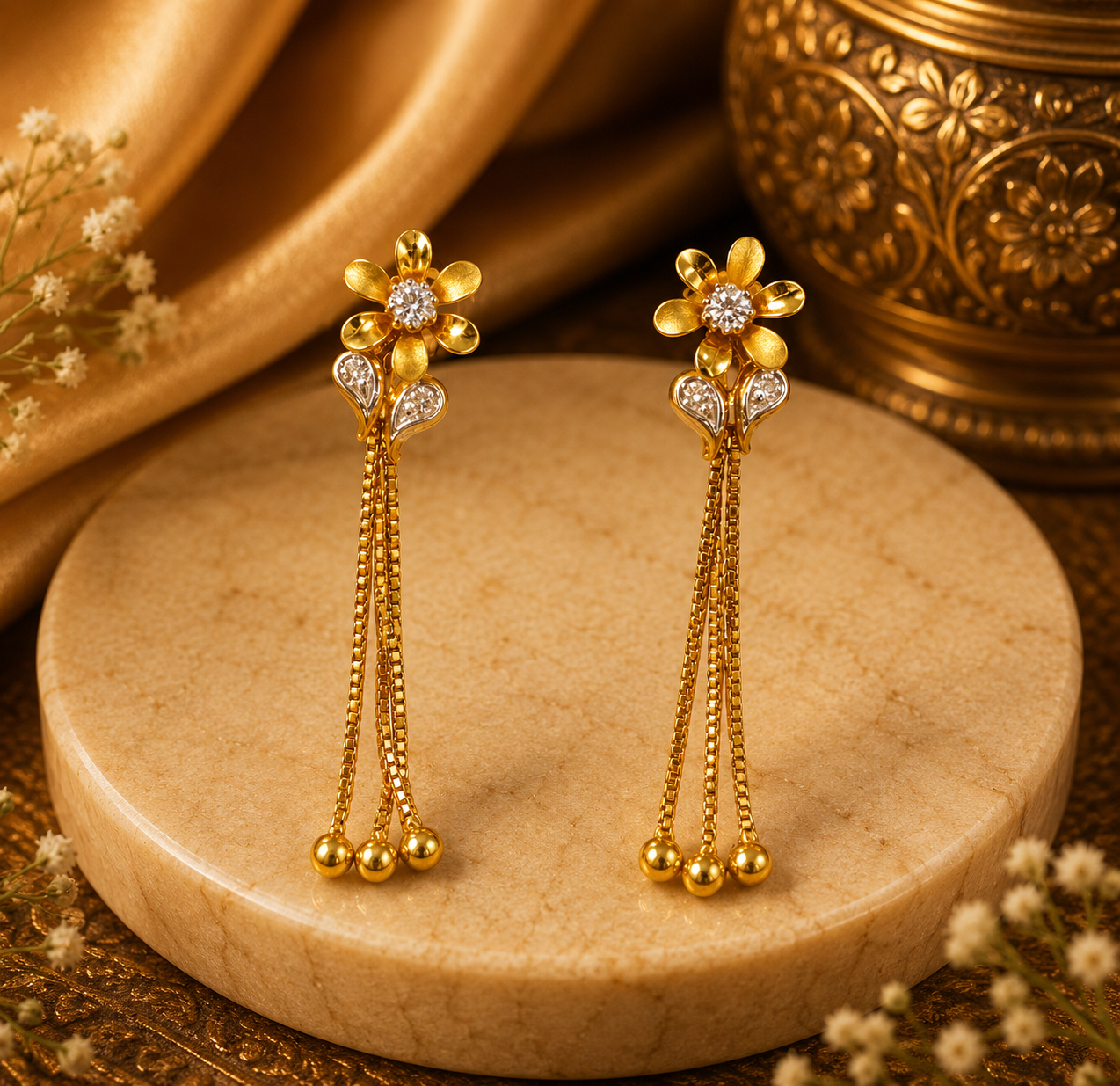LADIES EARINGS BAV36 (Weight-2.720)