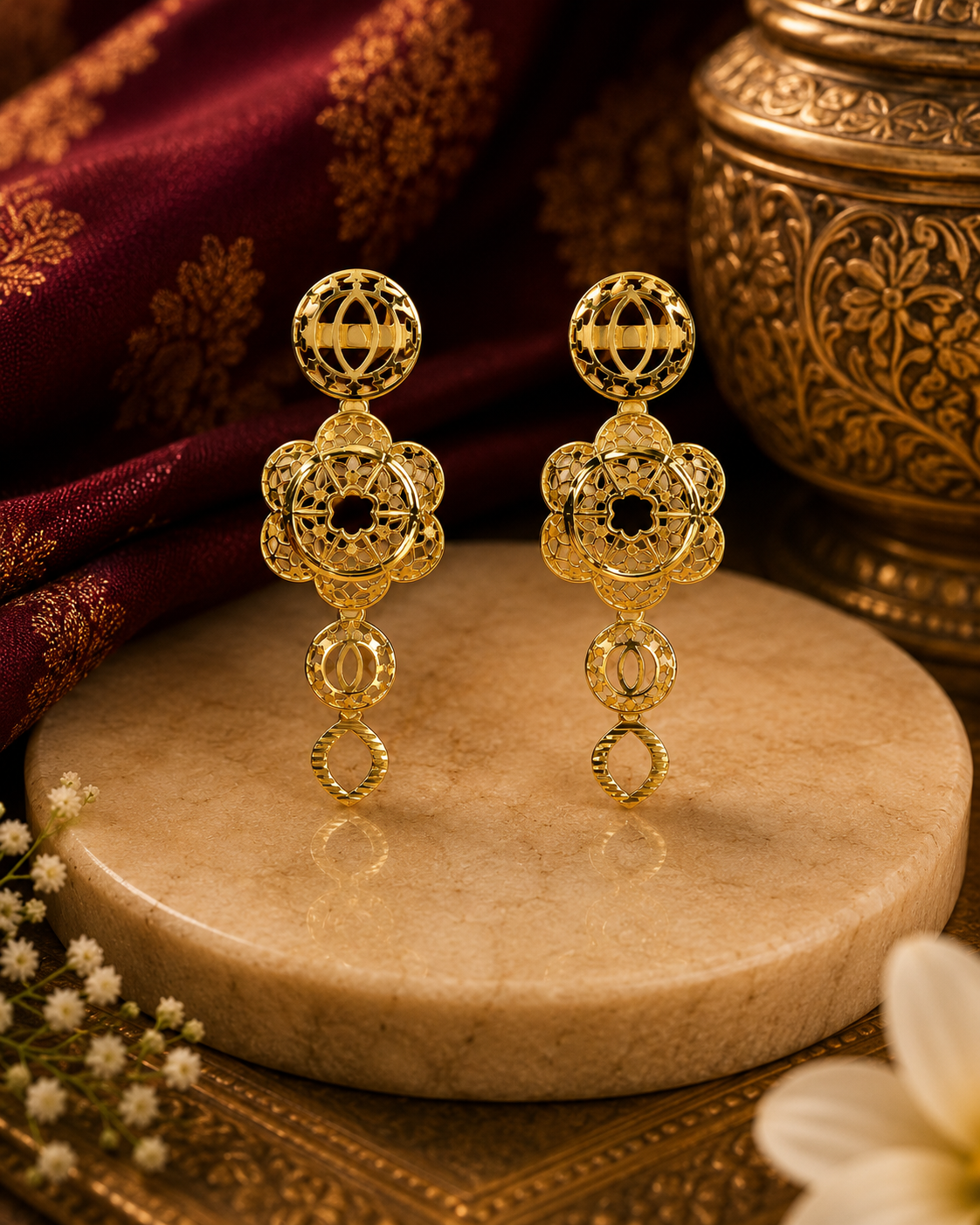 LADIES EARINGS BAV9 (Weight-2.930)
