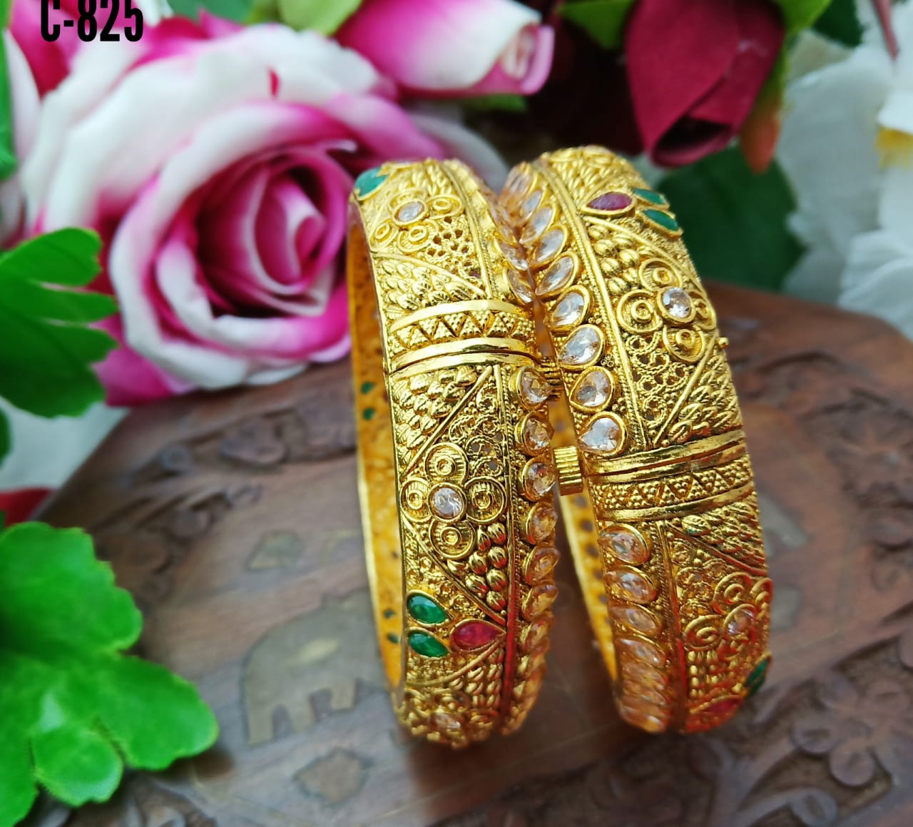 ✨ Classic Ethnic Designer Bangles