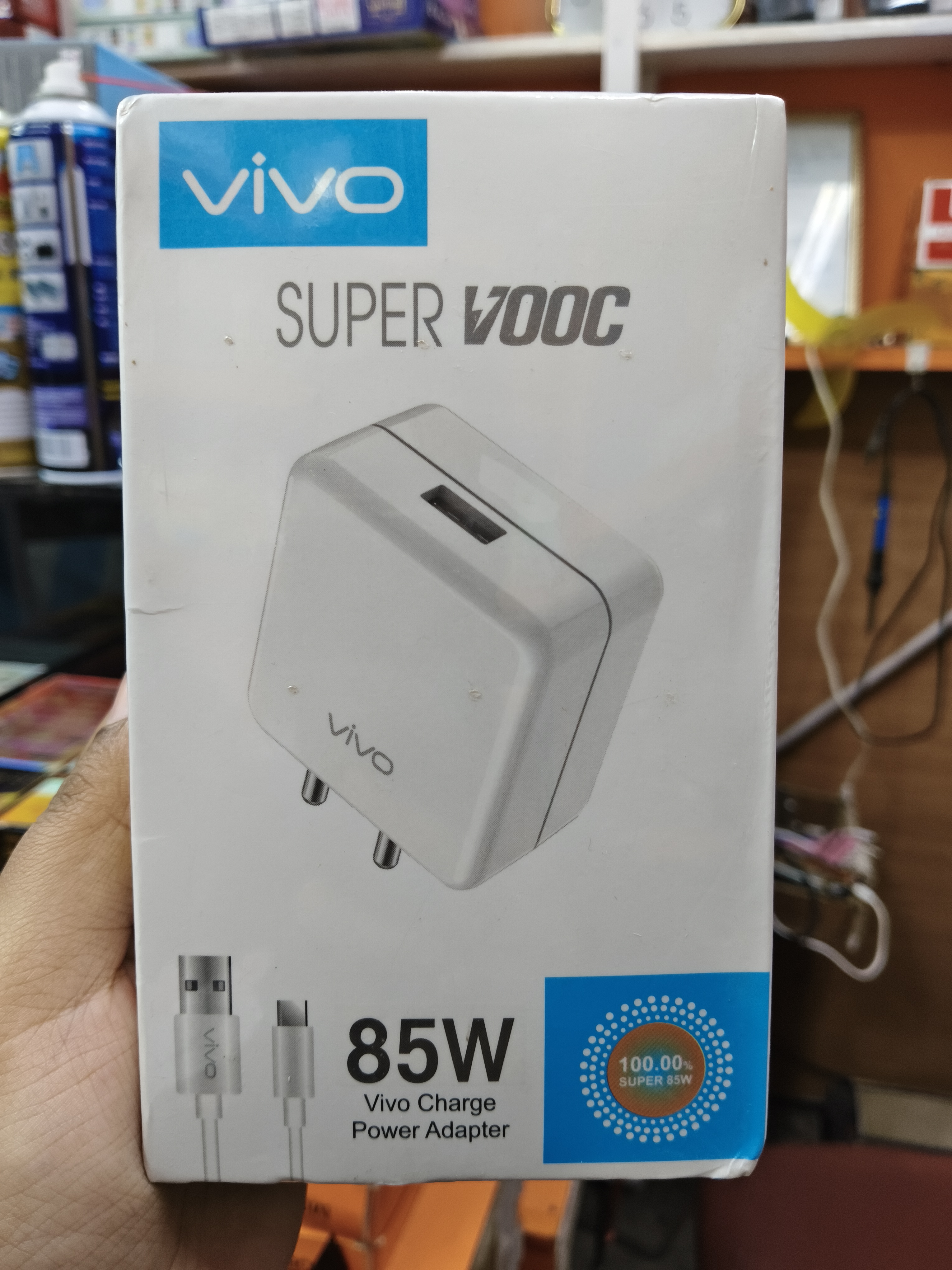 85W SUPER VOOC CHARGER BY VIVO