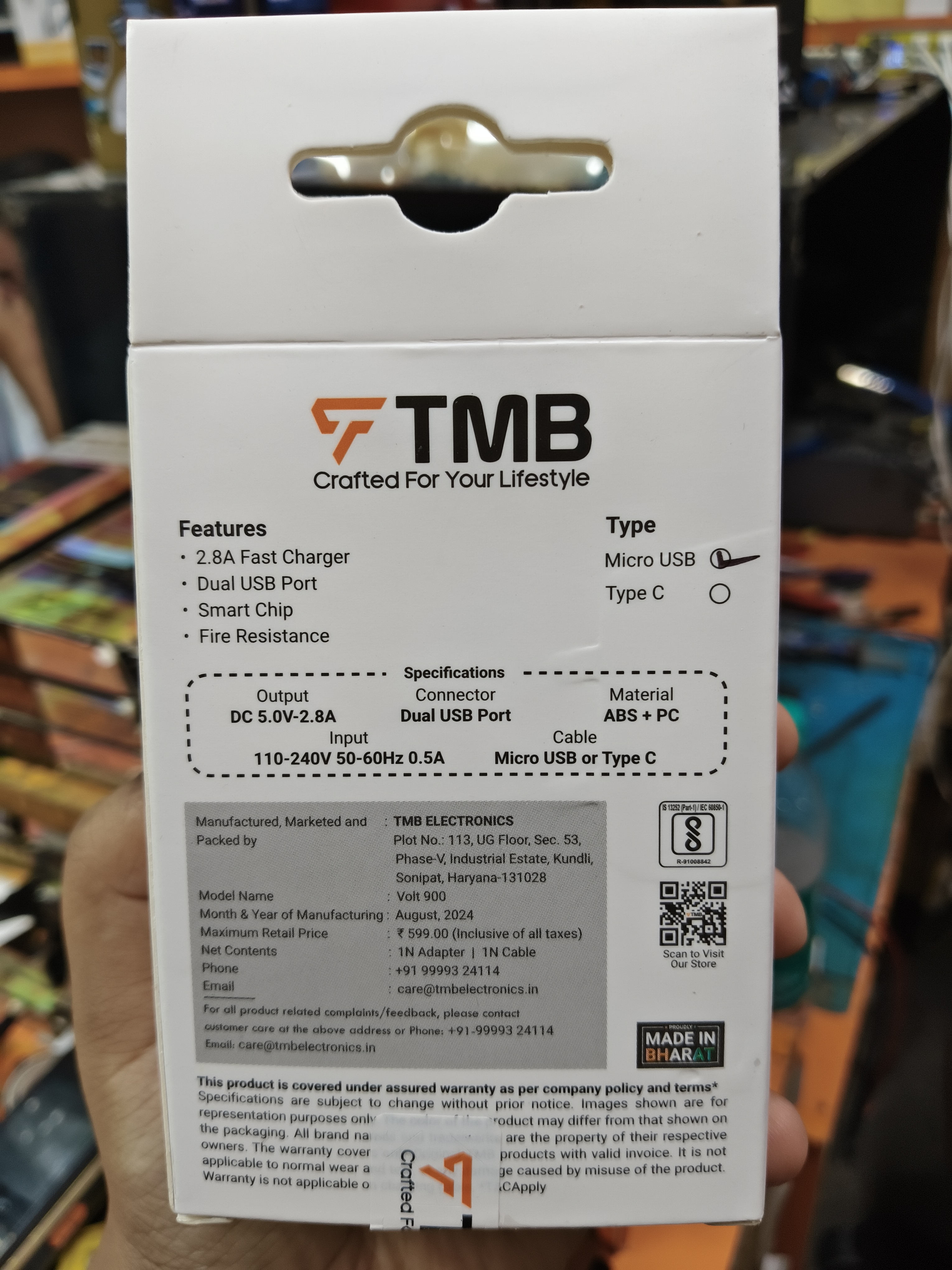 15W Fast Charger by TMB