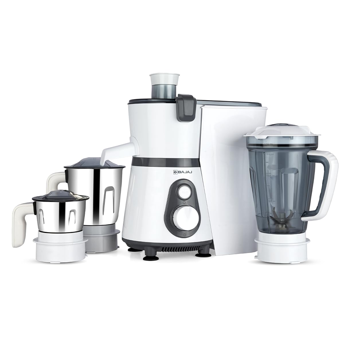 Bajaj MultiBlend Juicer Mixer Grinder 3 Jar Set
