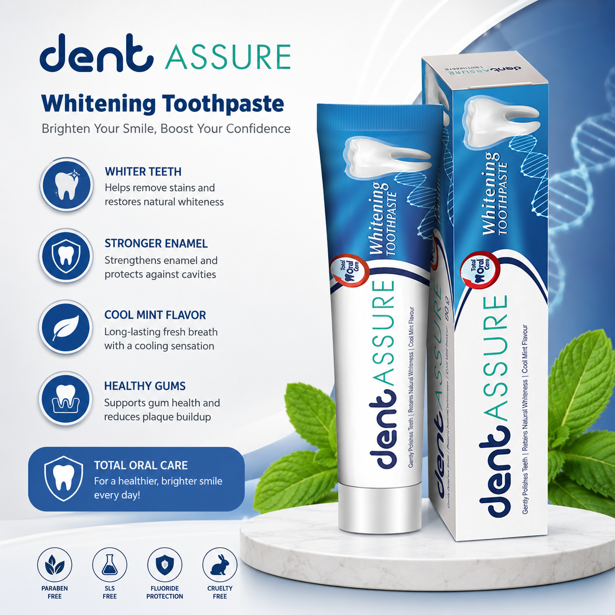 Dentassure Whitening Toothpaste 90g