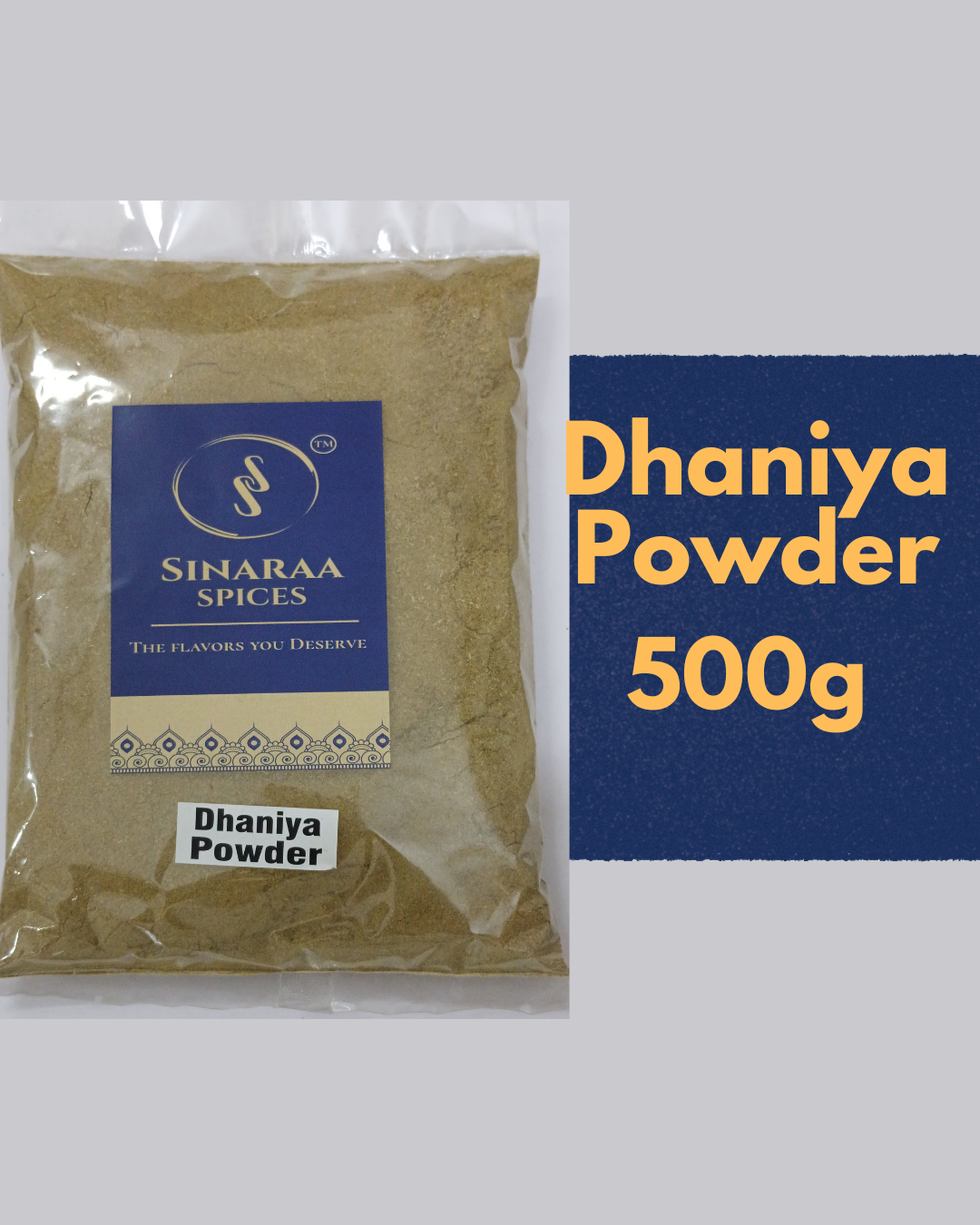 Premium Dhaniya Powder (Coriander Powder) | Fresh & Aromatic | 500g