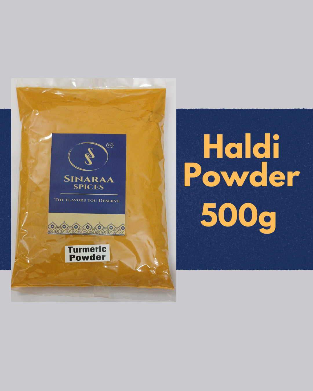 Premium Haldi Powder (Turmeric Powder) | Pure & Aromatic | 500g