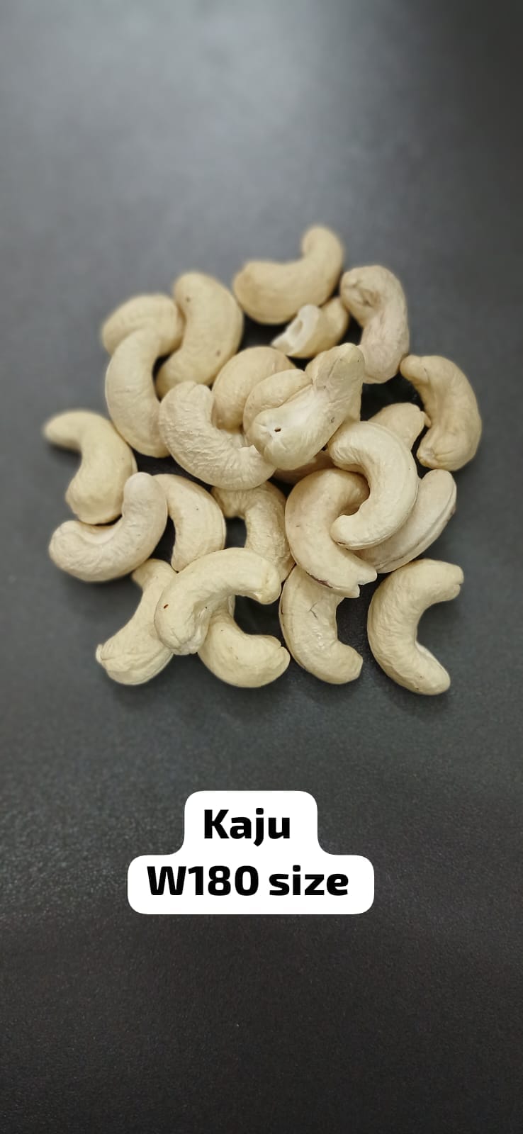 Sinaraa Premium Cashews (Kaju) W180 | Jumbo Whole Cashews | Healthy & Crunchy | 100g