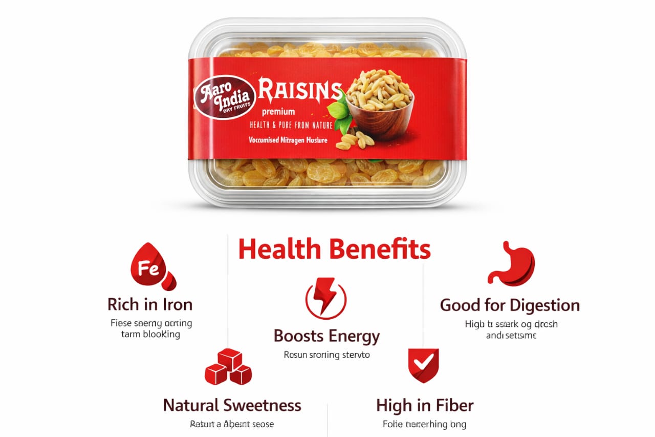 Aaro India Premium Raisins | Natural Kishmish
