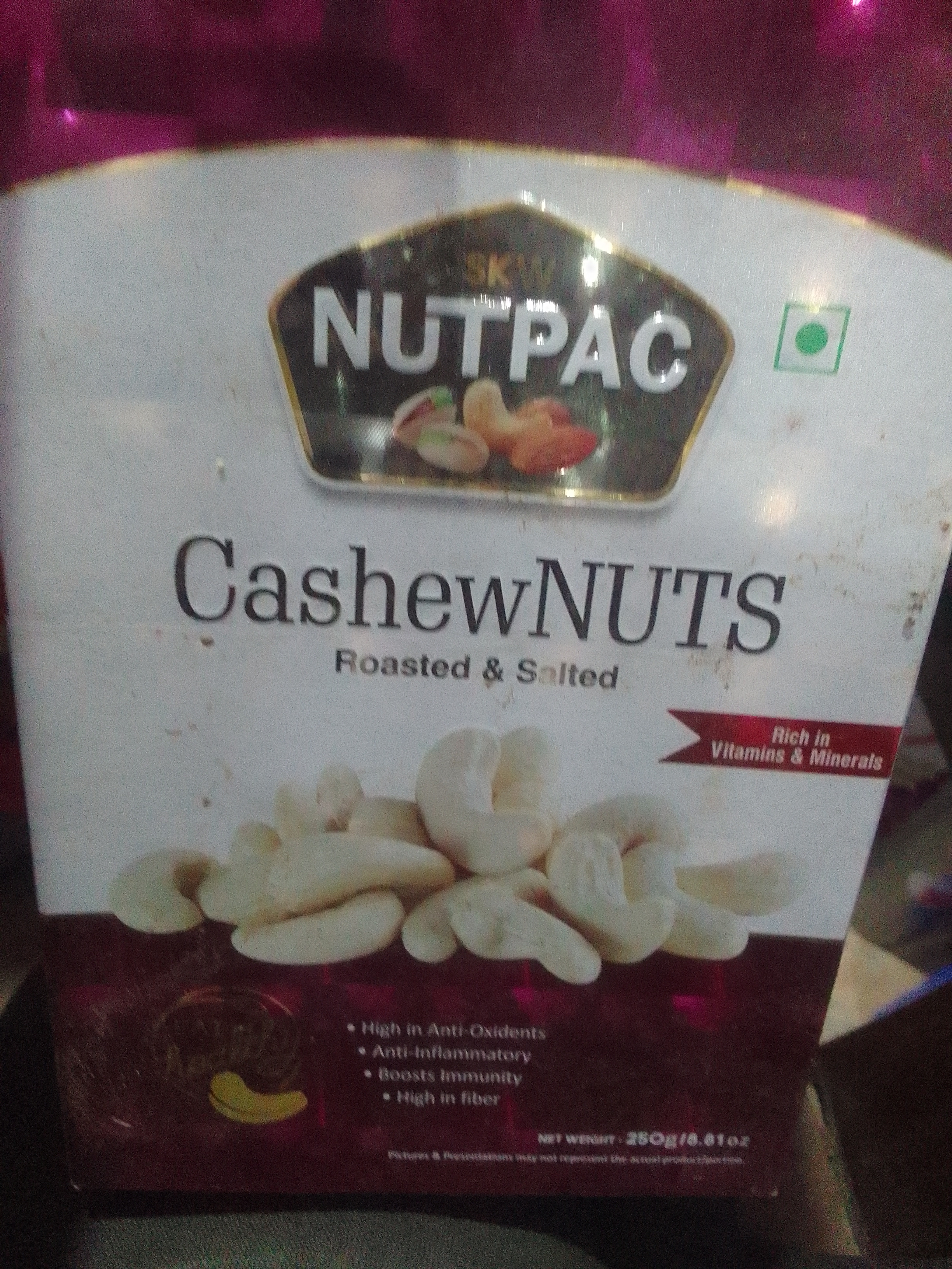 Salted cashew