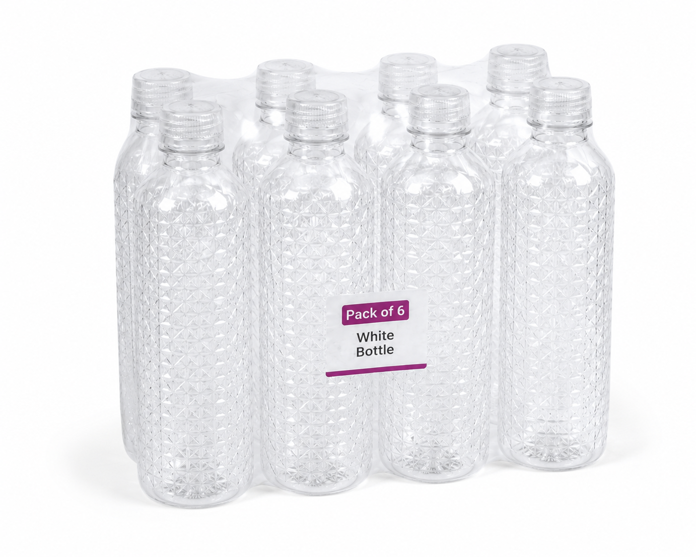 Premium Fridge Water Bottles – Pack of 6