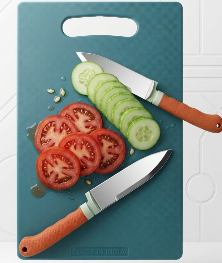 Chopping board With Knife pack of 1 set