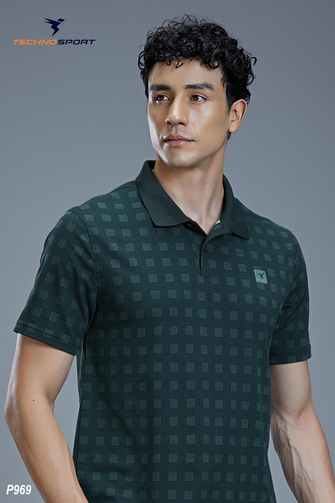 Men's Printed Polo T-Shirt – P969