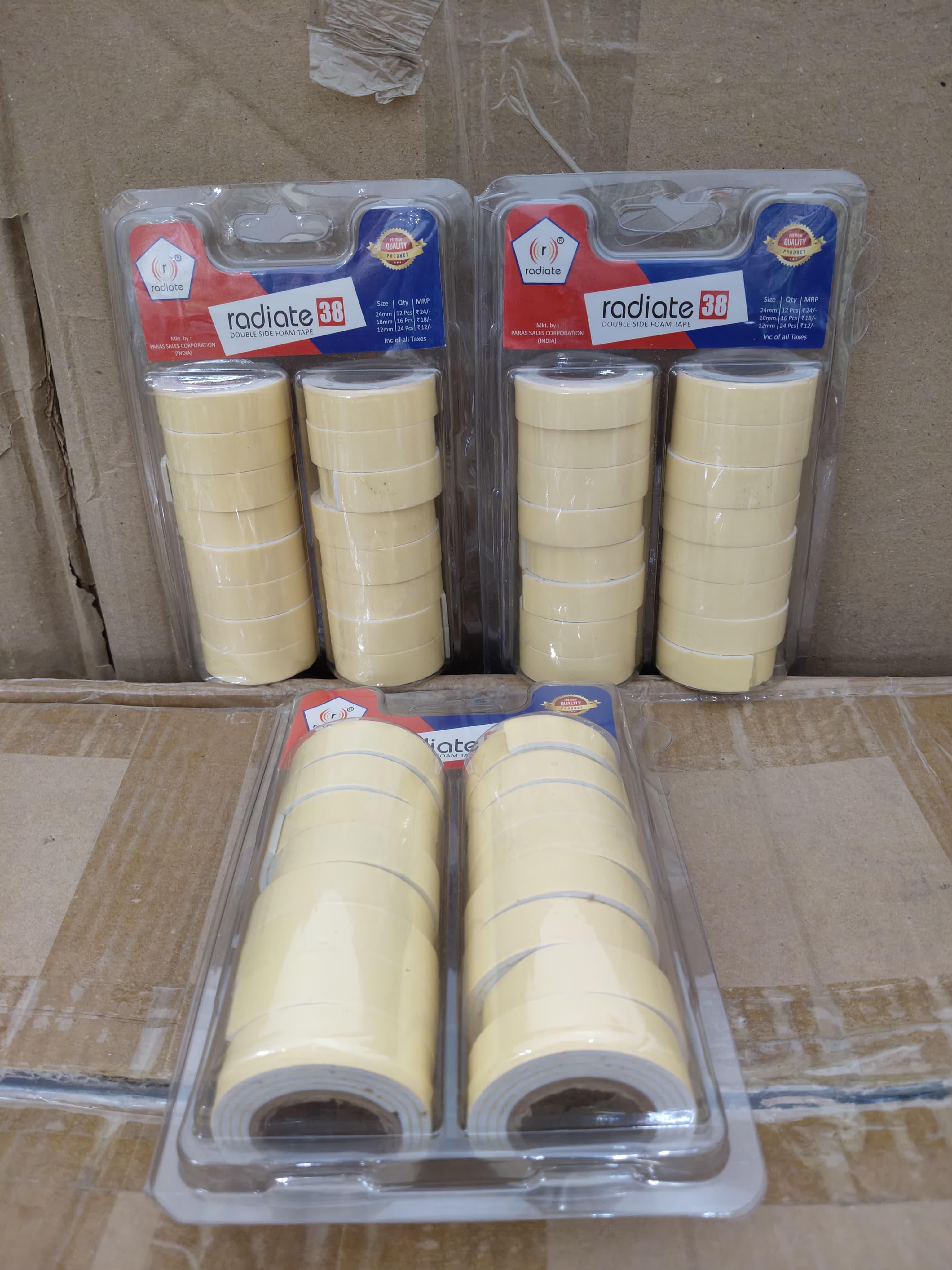 Dual side tape