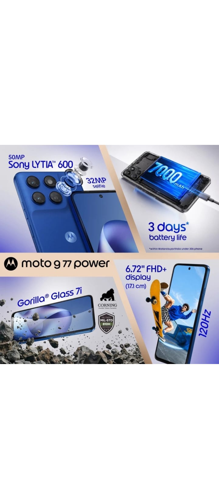 Moto g77 power