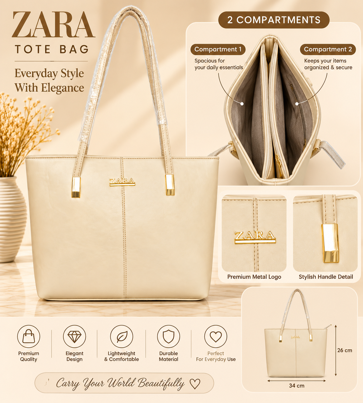 Zara tote bag