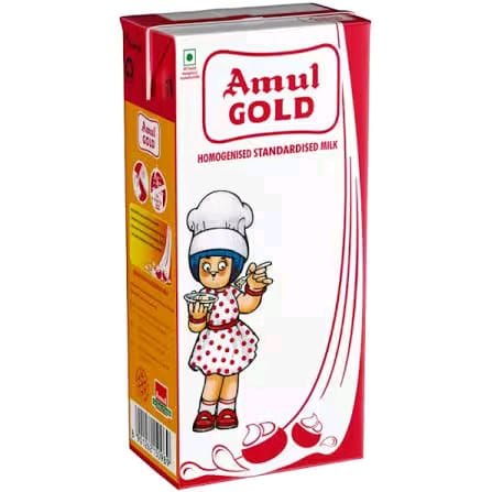 Amul Gold Homogenised Standardised Milk – 1 L