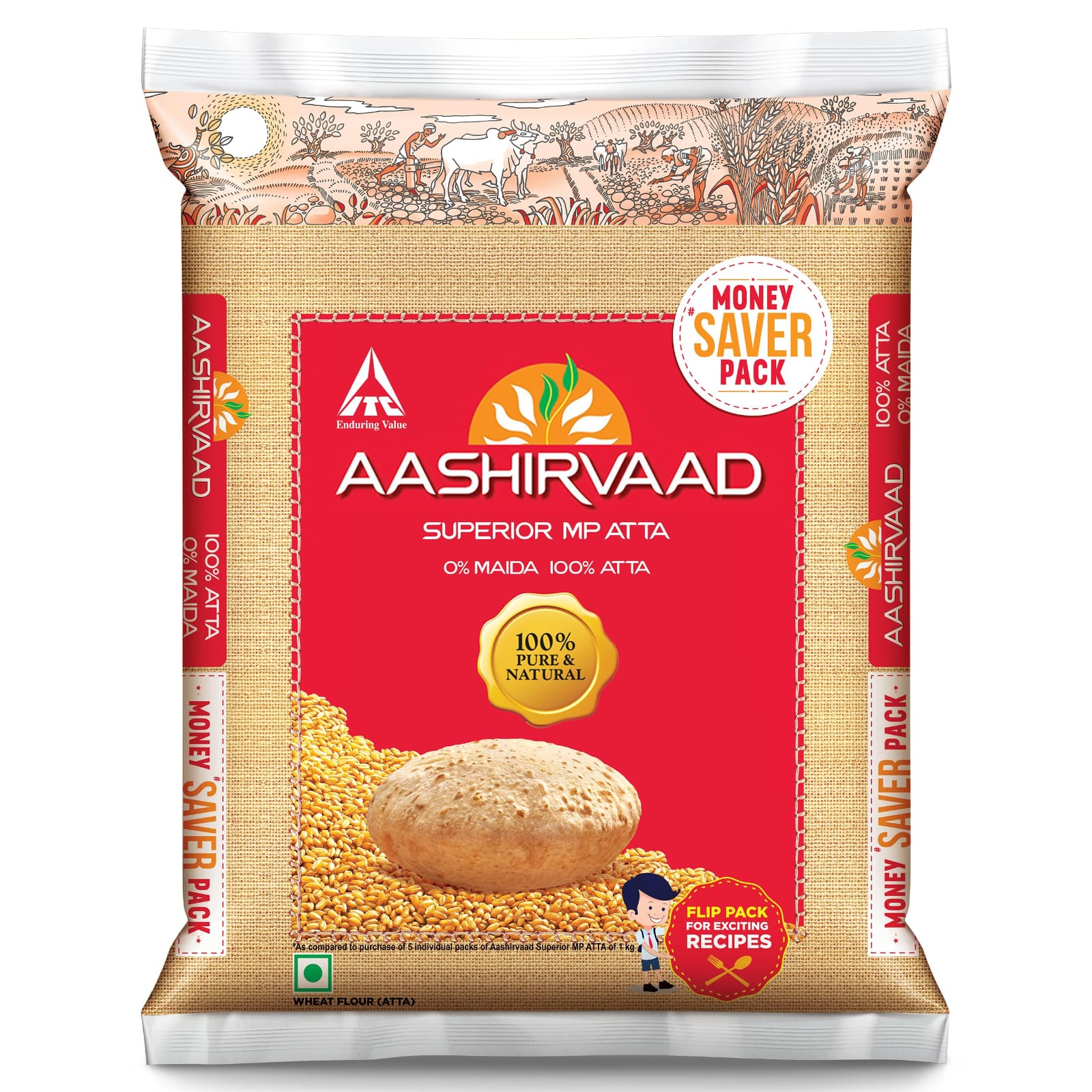 Aashirvaad Superior MP Atta – 5 kg