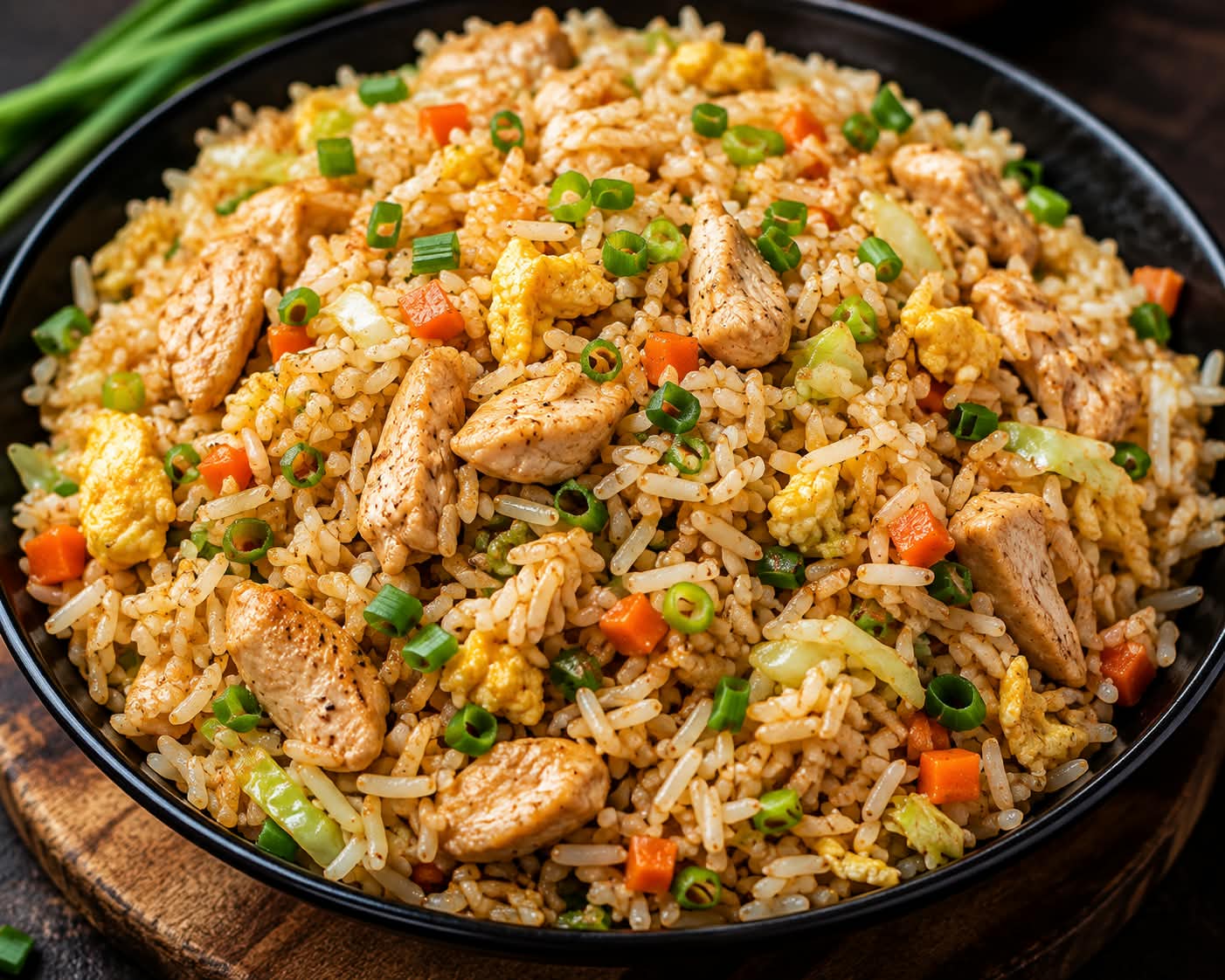 CHICKEN FRIED RICE 🍗,🔴