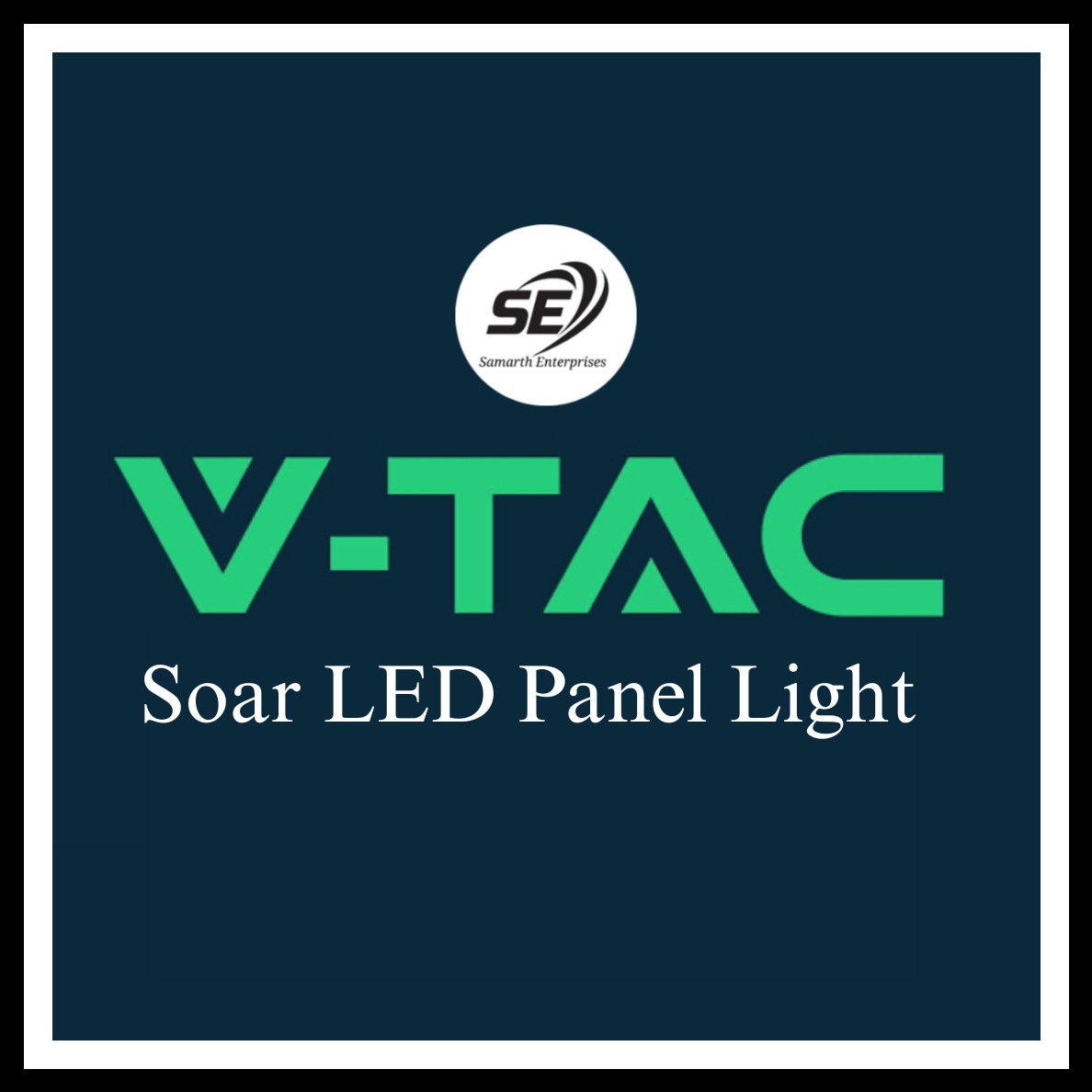 V-TAC Solar LED Panel Lights
