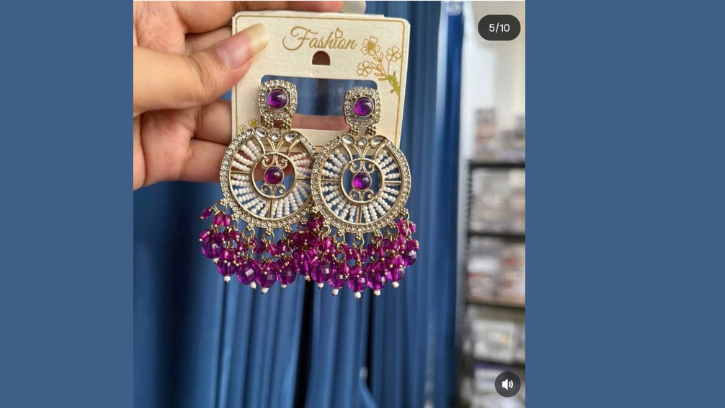 Amethyst Purple Pearl Drops