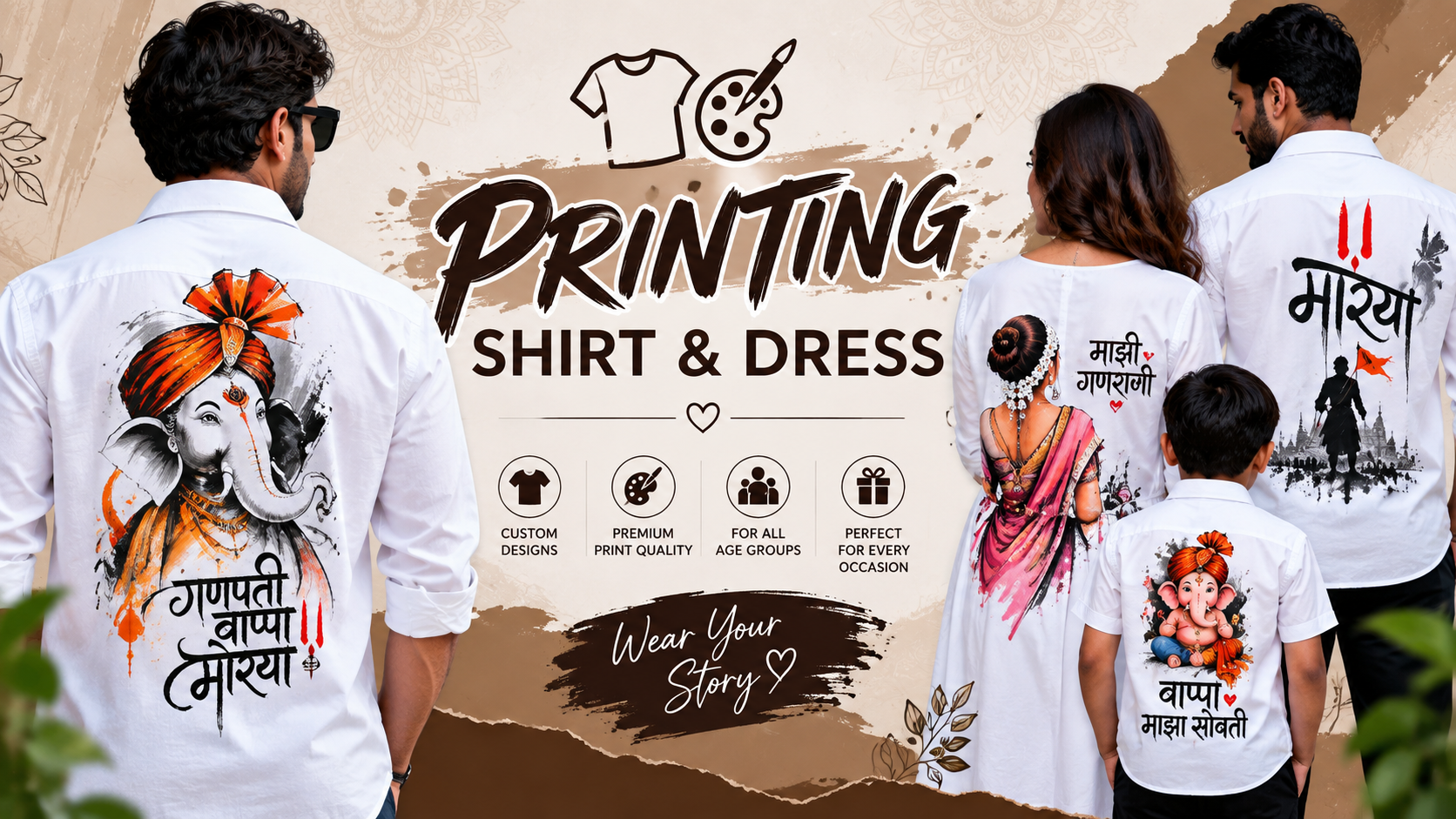 Printing MEN’S and ladies